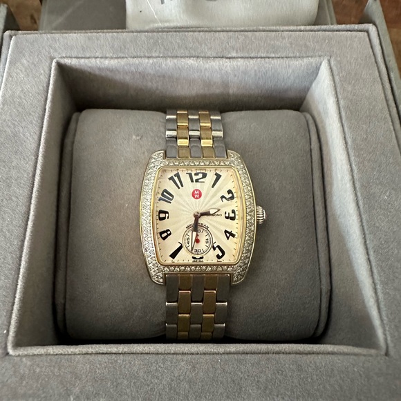 Mini Diamond Michele watch. 100% authentic with box and all paperwork ✨ - Picture 1 of 4